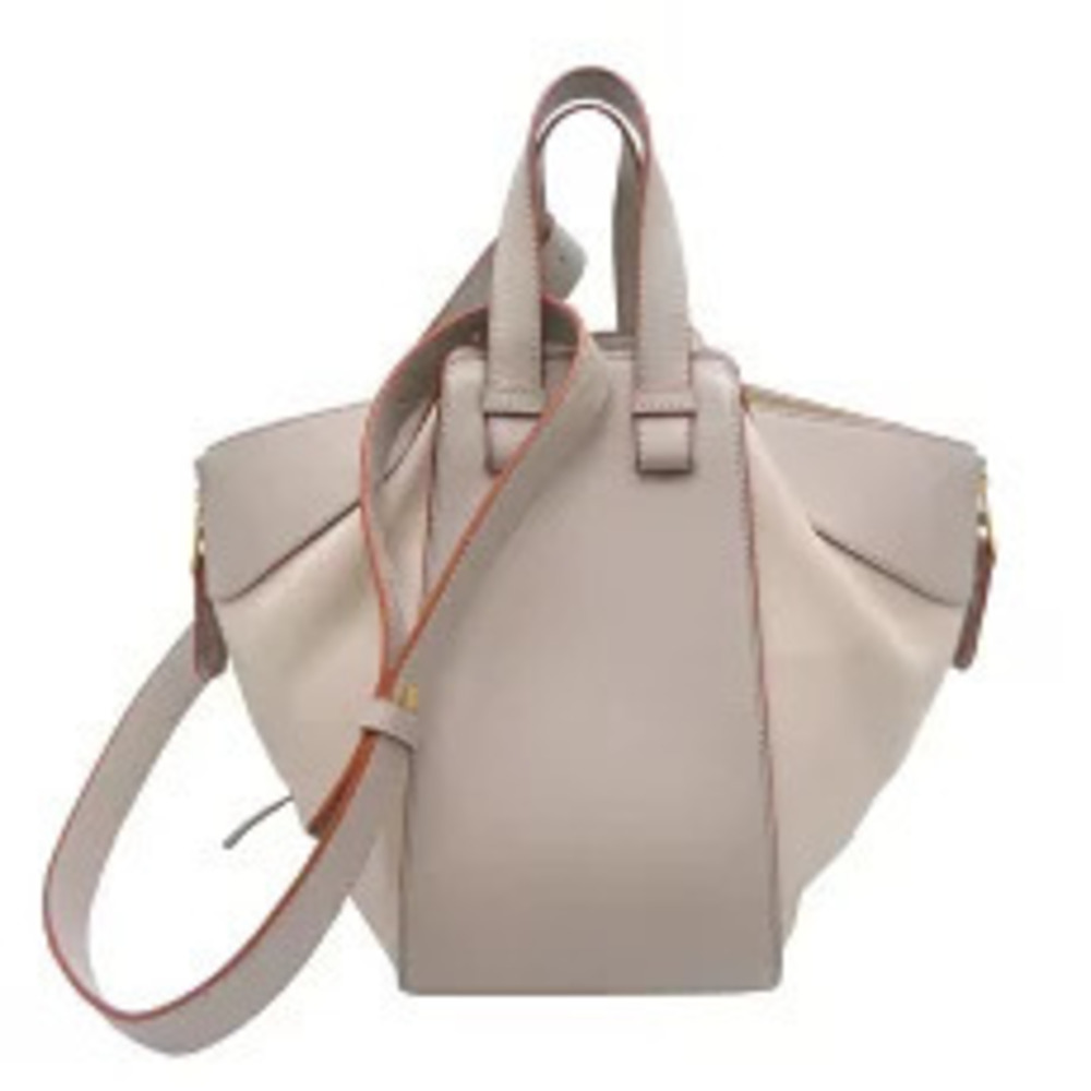 Loewe Leather Gray Handbag Hammock Gray